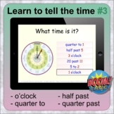 Learn to Tell the Time #3 BOOM Deck - Analog Clock Practice