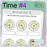 Learn to tell the time 4 (learn to read an analog clock di