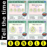 Learn to tell the time BOOM distance learning analog time 