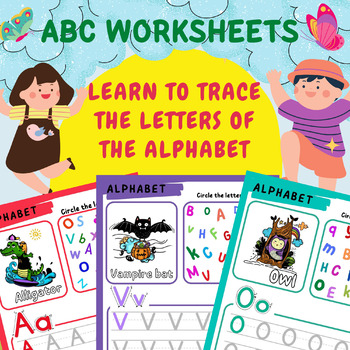Preview of Learn to trace the letters of the alphabet