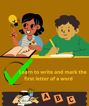 Preview of Learn to write and the letters