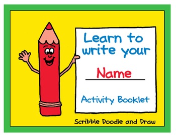 Preview of Learn to write your name activity booklet