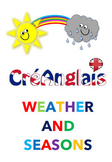 Learn weather and seasons with CreAnglais - with activity 
