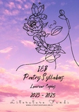 Learner Copies of all 19 IEB poems 2023-2025