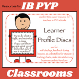Learner Profile Attributes RED Display Posters for IB PYP 