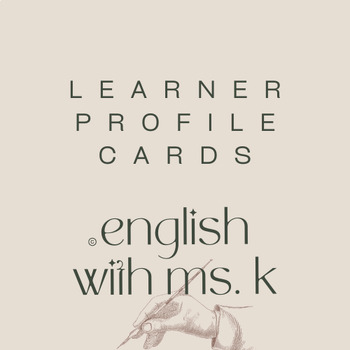 Preview of Learner Profile Cards