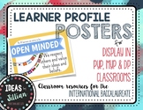Learner Profile Posters Flat Icons