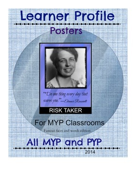 Preview of Learner Profile Posters for MYP Classrooms