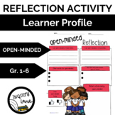 Learner Profile Reflection Activity OPEN-MINDED Social Emo