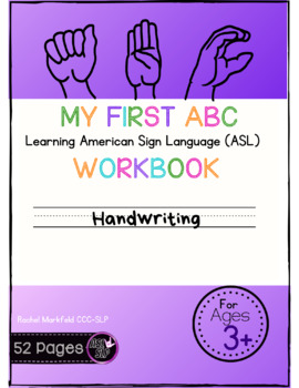 Preview of Learning ABCs with ASL Fingerspelling - Handwriting