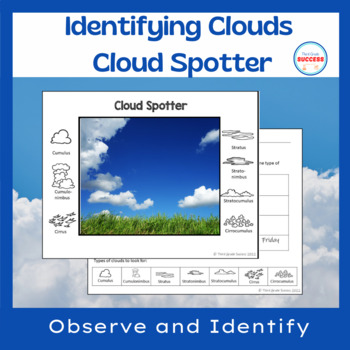 Preview of Learning About Clouds Activities
