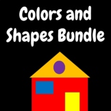 2D Shape and Color Learning Activities Games Printables