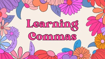 Preview of Learning About Commas