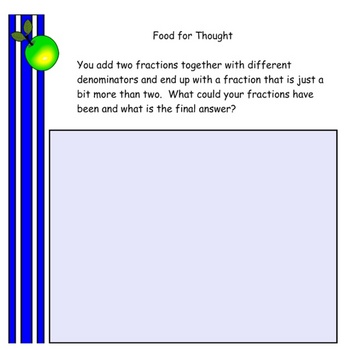 Preview of Learning About Fractions Fraction Blocks