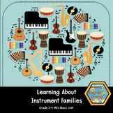 Learning About Instrument Families Mini Unit - Grades 2-4
