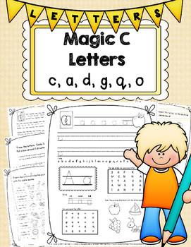Preview of Learning About Letters: Magic C Letters - FREE