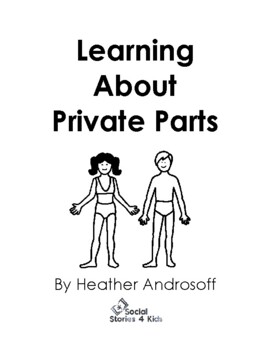 Preview of Learning About Private Parts - Black and White