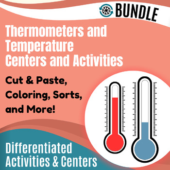 Weather Thermometer Printable & Digital by Centered in Primary