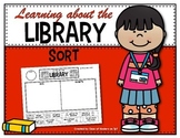 Learning About the School Library {Sorting} for Kindergart