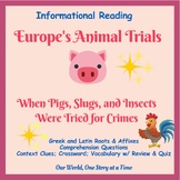 Learning Academic Vocabulary: Medieval Europe's Animal Trials