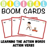 Learning Action Verbs Words Boom Cards