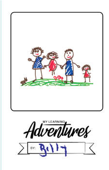 Preview of Learning Adventure Journal: Blank lines & space for drawing & writing