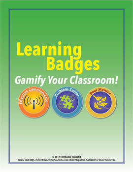 Preview of Learning Badges - Gamify Your Classroom! (.png files - Distance Learning)