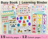 Learning Binder, Busy Book, Toddlers/ PreK/ Preschool Busy