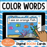 Learning COLORS Self-Checking BOOM CARDS Digital Learning