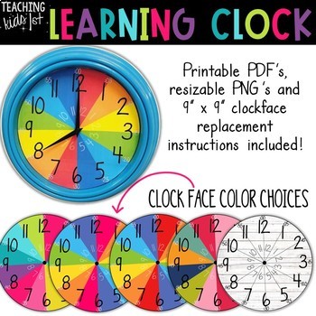 Preview of Learning Clock