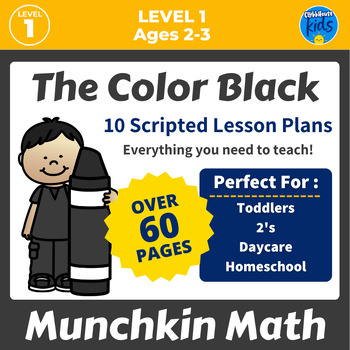 Preview of Learning Color Black | Learning Colors For 2 Year Olds