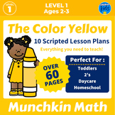 Learning Color Yellow | Color Curriculum and Learning Games