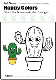 Learning Coloring Pages Activities