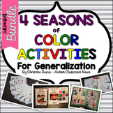 Learning Colors Activities for Special Education - 4 Seaso