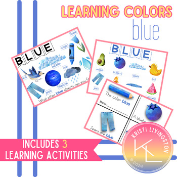 Preview of Learning Colors - BLUE