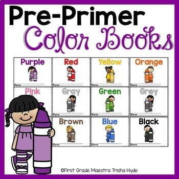 Learning Colors Bundle by First Grade Maestra Trisha Hyde