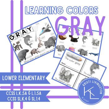Preview of Learning Colors - GRAY