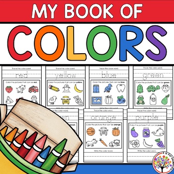Learning Colors Coloring Book - My Color Book FREEBIE by Teachers' Keeper