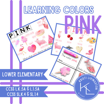 Preview of Learning Colors - PINK