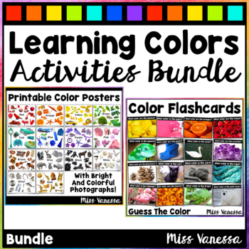 Preview of Learning Colors Activities Bundle