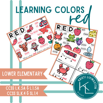 Preview of Learning Colors - RED
