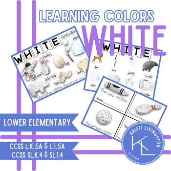 Preview of Learning Colors - WHITE