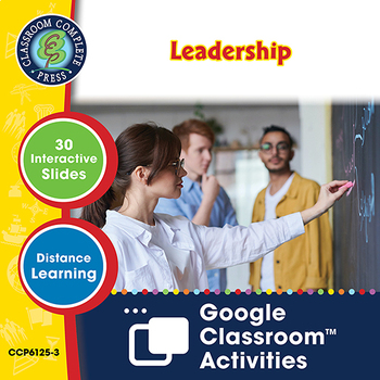 Preview of Learning Communication & Teamwork: Leadership - Google Slides (SPED) Gr. 3-8+