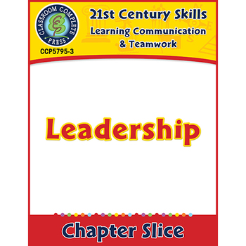 Preview of Learning Communication & Teamwork: Leadership Gr. 3-8+