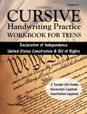 Learning Cursive: Handwriting Practice Workbook for Teens