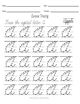 Learning Cursive Writing by Forever Young | Teachers Pay Teachers