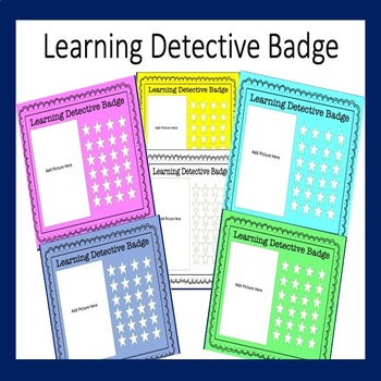 Preview of Learning Detective Badge