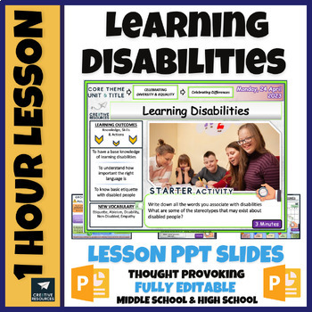 Preview of Learning Disabilities & School Children