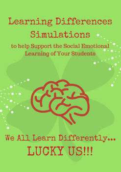 Preview of Learning Disabilities Simulations- Social Emotional Learning for Students
