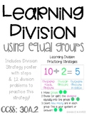 Learning Division - Using Equal Groups